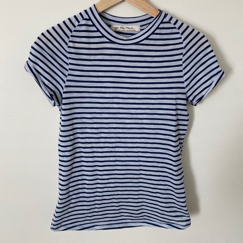 Free People Striped Tee